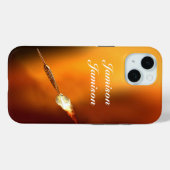 Darts Flammender Dart Bunter Hintergrund personali Case-Mate iPhone Hülle (Rückseite (Horizontal))