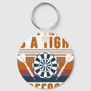 Darts Funny Happiness ist ein enges Dreier Club Gi Schlüsselanhänger