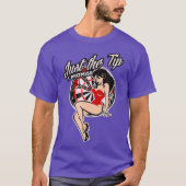Darts Funny Just the Tipp Ich verspreche sexy Pinu T-Shirt (Vorderseite)