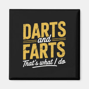 Darts Furzen Funny Dart Redewendungen Sarcasm Dart Magnet