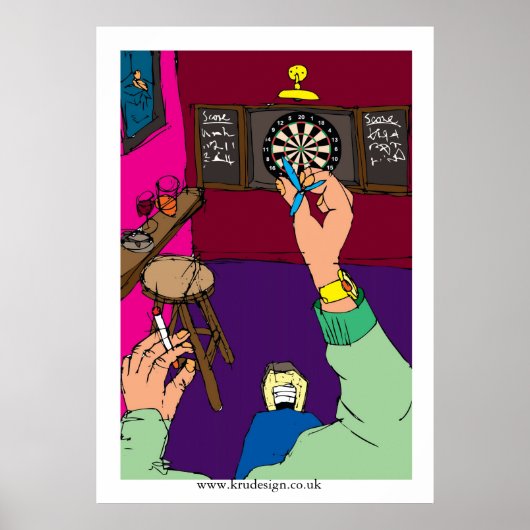 Darts Game Poster (Vorne)