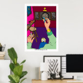 Darts Game Poster (Heimbüro)