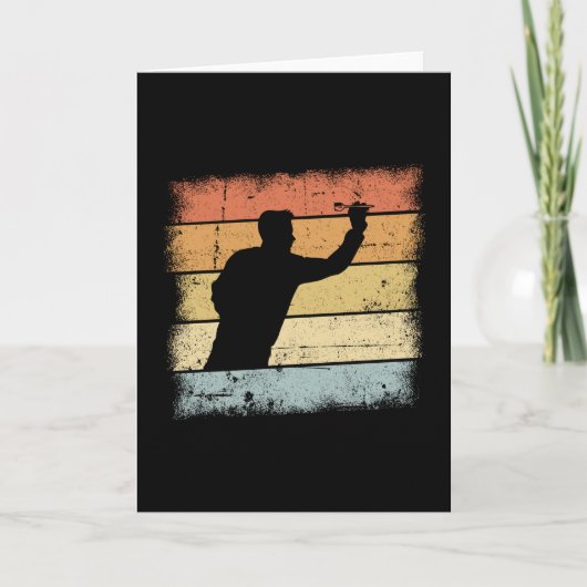 Darts-Geschenk Karte (Vorderseite)
