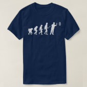 Darts Human Evolution to Dart Player T-Shirt (Design vorne)