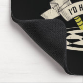 Darts - Ich würde diesen Bullseye treffen Mousepad (Ecke)