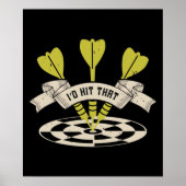 Darts - I'd Hit That Bullseye Poster (Vorne)
