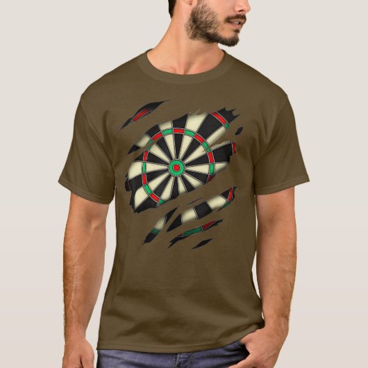 Darts in mir Design Dardesign T-Shirt (Vorderseite)