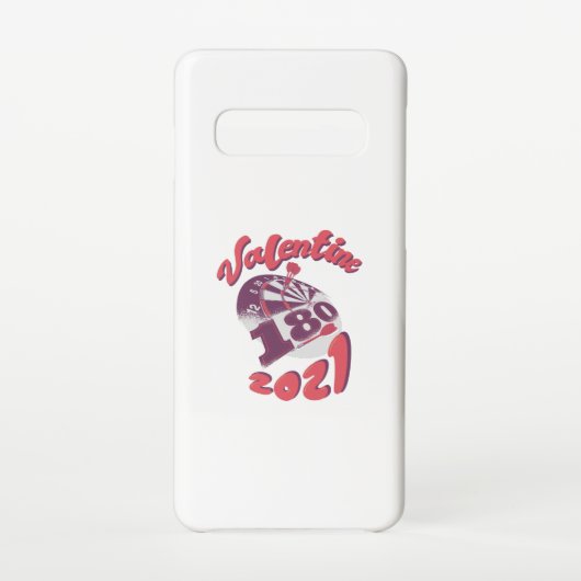 Darts ist mein Valentine 2021 Samsung Galaxy Hülle (Rückseite)