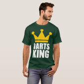 Darts König T-Shirt (Vorne ganz)