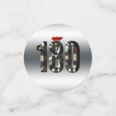 Darts Legend, das perfekte Ergebnis, Konfetti (Klein Vorderseite)