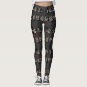 Darts Legend ist das Wort. Leggings (Vorderseite)