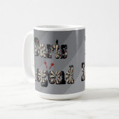 Darts Legend Picture Logo, Kaffeetasse (Vorderseite Links)