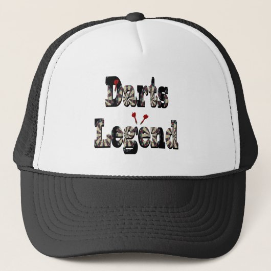 Darts Legend Picture Logo, Truckerkappe (Vorderseite)