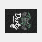 Darts - Let's Play Darts Fleecedecke (Vorderseite (Horizontal))