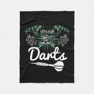 Darts - Let's Play Darts Fleecedecke