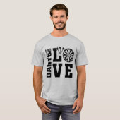 Darts Liebe T-Shirt (Vorne ganz)
