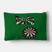 Darts-Logo mit Dartboard, Zubehörtasche (Rückseite)