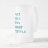 Darts Mattglas Bierglas (VorderseiteRechts)