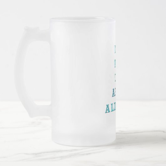 Darts Mattglas Bierglas (Links)