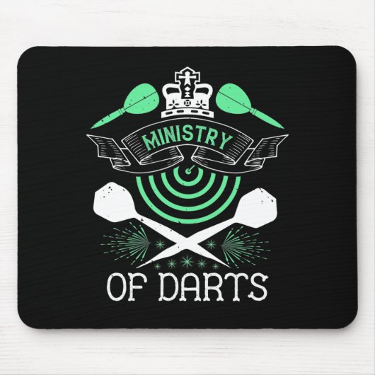 Darts - Ministerium für Darts Mousepad (Vorne)