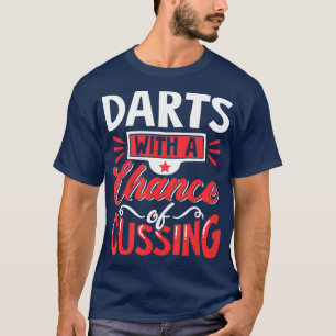 Darts mit der Chance, lustigen Geburtstag zu disku T-Shirt