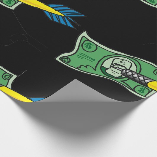 Darts Money Geschenkpapier (Ecke)