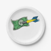 Darts Money Pappteller (Vorderseite)