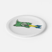 Darts Money Pappteller (Schrägansicht)