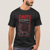 Darts Nutrition Fakten Cool Darts Player Men Women T-Shirt (Vorderseite)