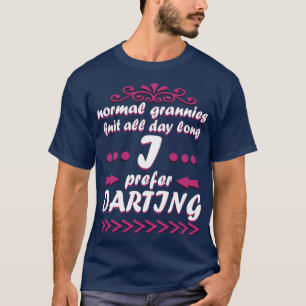 Darts Oma Darts Bullseye Turnier Geschenk 1 T-Shirt