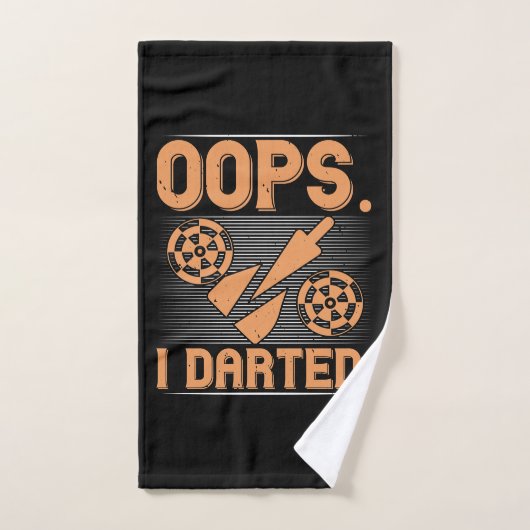 Darts - Oops I Dark Handtuch (Handtuch)