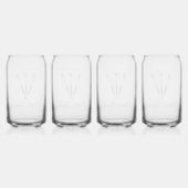 Darts Personalisiert Dosenglas (Hinten)