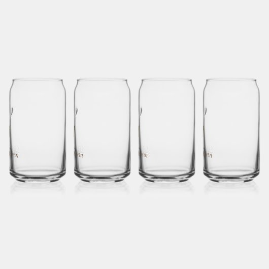 Darts Personalisiert Dosenglas (Links)