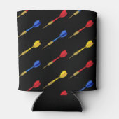 Darts Player Darts Gemustert Dosenkühler (Rückseite)