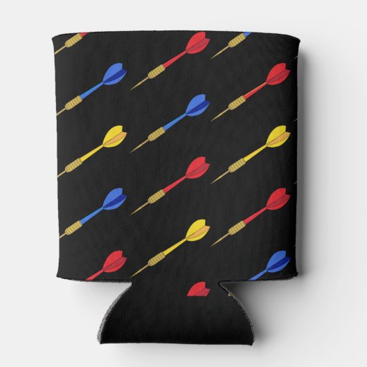 Darts Player Darts Gemustert Dosenkühler (Rückseite)