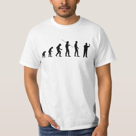 Darts Player Human Evolution Meme BV T-Shirt (Vorderseite)