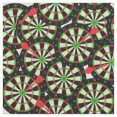 Darts Player Novelty Dart Boards und Darts Pattern Stoff (Nahaufnahme)