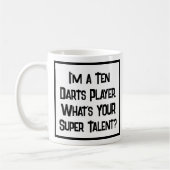 Darts Player Super Talent. Tasse (Links)