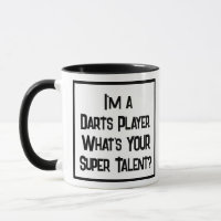 Darts Player Super Talent. Zwei Tone-Kaffee-Tasse