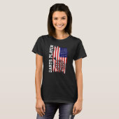 Darts Player USA American Flag T-Shirt (Vorne ganz)
