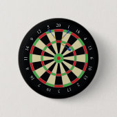 Darts Player Winner Treble Top 180 Dartboard Button (Vorderseite)
