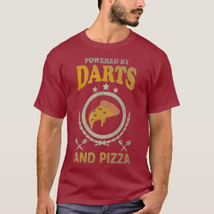 Darts Shirt Funny Pizza Lover Quote Joke Darts