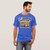 Darts Shirts meine Drink League hat einen Darm (Vorne ganz)
