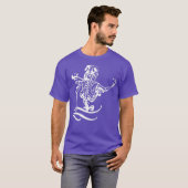 Darts Skeleton Dart Player T-Shirt (Vorne ganz)