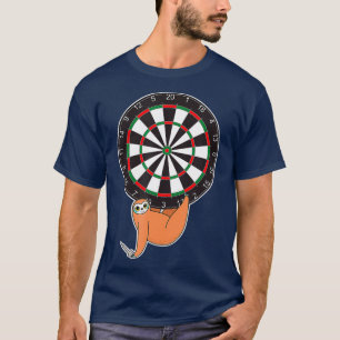 Darts Sloth Dartboard Regeln Dart Scoring T-Shirt