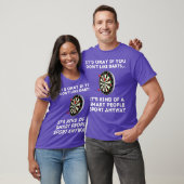 Darts Smart People Sport Shirt Funny Darts (Unisex)