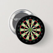 Darts Spieler Gewinner Treble Top 180 Dartboard Button (Vorne & Hinten)