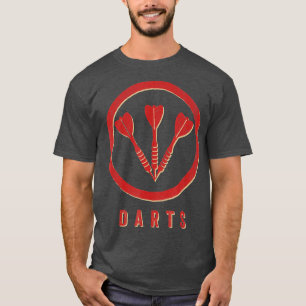 Darts Sport Vintag Retro T-Shirt