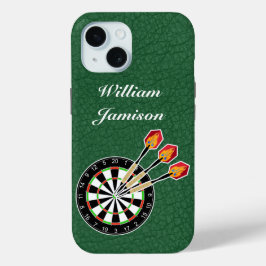 Darts sport with Dartboard and Darts personalize Case-Mate iPhone Hülle
