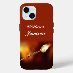 Darts Sportliche Betonung Flammender Dart personal Case-Mate iPhone Hülle